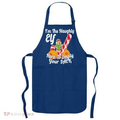 Sexy Elf Here Empty Your Sack Rude Naughty Christmas Candy Gift Apron