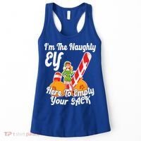 Sexy Elf Here Empty Your Sack Rude Naughty Christmas Candy Gift Women's Tank Top thumb 0