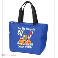 Sexy Elf Here Empty Your Sack Rude Naughty Christmas Candy Gift Tote Bag thumb 3