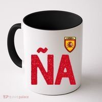 Spain España Human Flag Letter N And A Coffee Mug thumb 0
