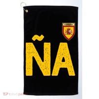 Spain España Human Flag Letter N And A Golf Towel thumb 0