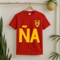 Spain España Human Flag Letter N And A T-Shirt thumb 2