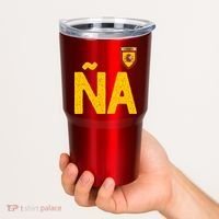 Spain España Human Flag Letter N And A Tumbler thumb 2