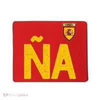 Spain España Human Flag Letter N And A Mousepad thumb 0