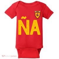 Spain España Human Flag Letter N And A Baby Bodysuit thumb 0