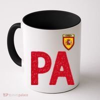 Spain España Human Flag Letter P And A Coffee Mug thumb 0