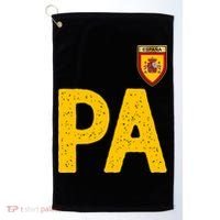 Spain España Human Flag Letter P And A Golf Towel thumb 0
