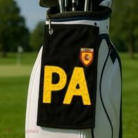 Spain España Human Flag Letter P And A Golf Towel thumb 2