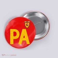 Spain España Human Flag Letter P And A Button thumb 0