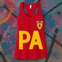 Spain España Human Flag Letter P And A Women's Tank Top thumb 3