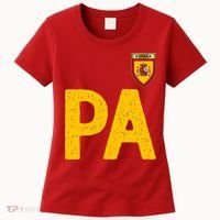 Spain España Human Flag Letter P And A Women's T-Shirt thumb 0