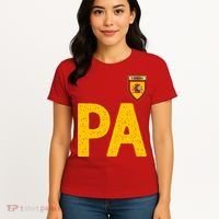 Spain España Human Flag Letter P And A Women's T-Shirt thumb 4