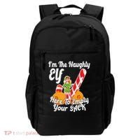 Sexy Elf Here Empty Your Sack Rude Naughty Christmas Candy Funny Gift Backpack thumb 0