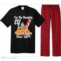 Sexy Elf Here Empty Your Sack Rude Naughty Christmas Candy Funny Gift Pajama Set thumb 0