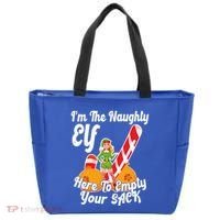Sexy Elf Here Empty Your Sack Rude Naughty Christmas Candy Funny Gift Tote Bag thumb 0