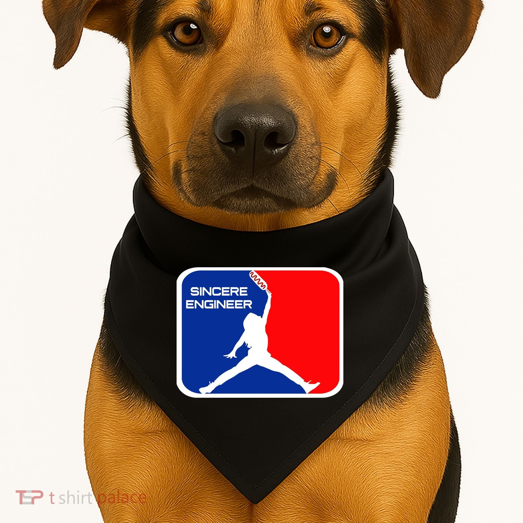 Sincere Engineer Hair Jorndog USA-Made Doggie Bandana