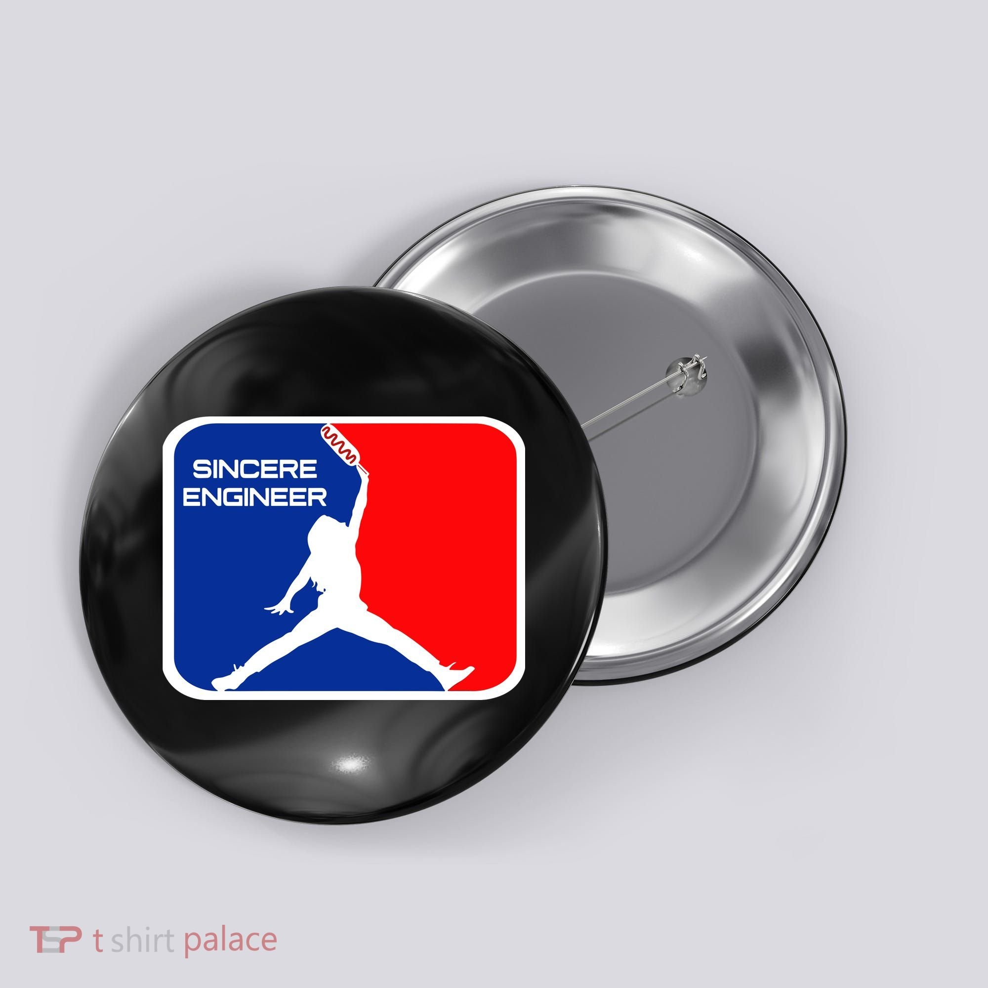 Sincere Engineer Hair Jorndog Button