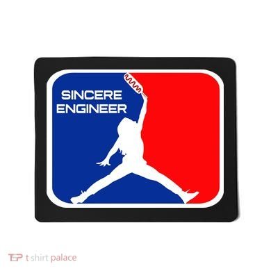 Sincere Engineer Hair Jorndog Mousepad