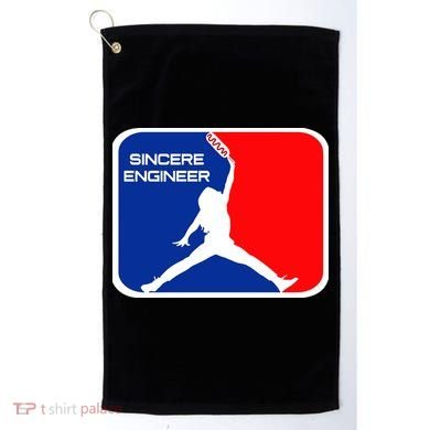 Sincere Engineer Hair Jorndog Golf Towel