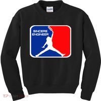 Sincere Engineer Hair Jorndog Kids Sweatshirt thumb 0