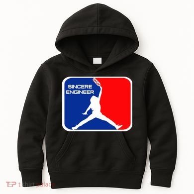 Sincere Engineer Hair Jorndog Kids Hoodie