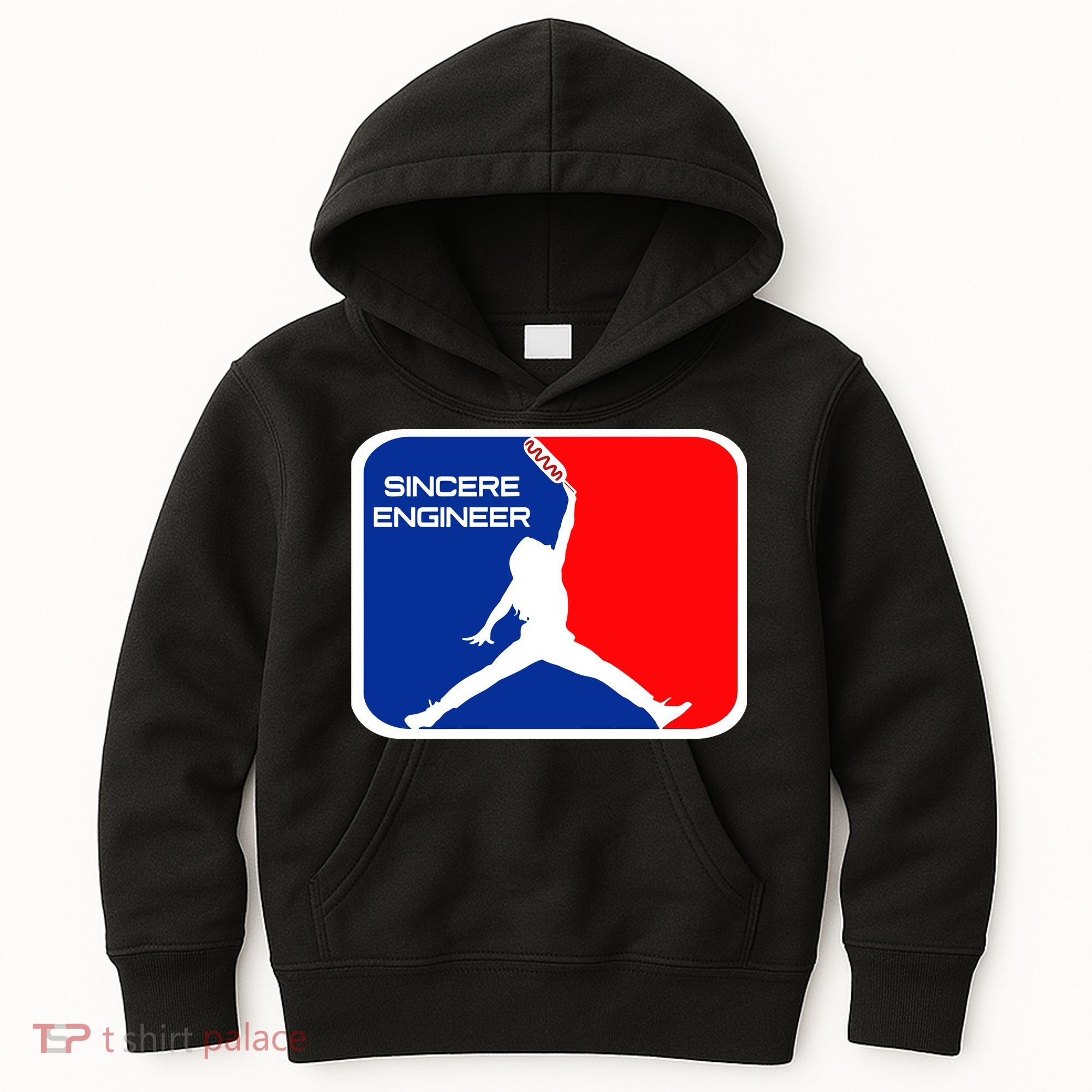 Sincere Engineer Hair Jorndog Kids Hoodie