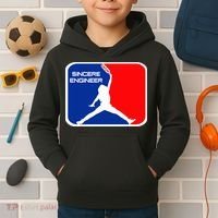 Sincere Engineer Hair Jorndog Kids Hoodie thumb 2