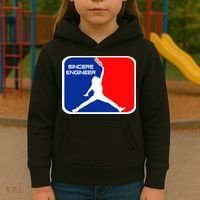 Sincere Engineer Hair Jorndog Kids Hoodie thumb 3