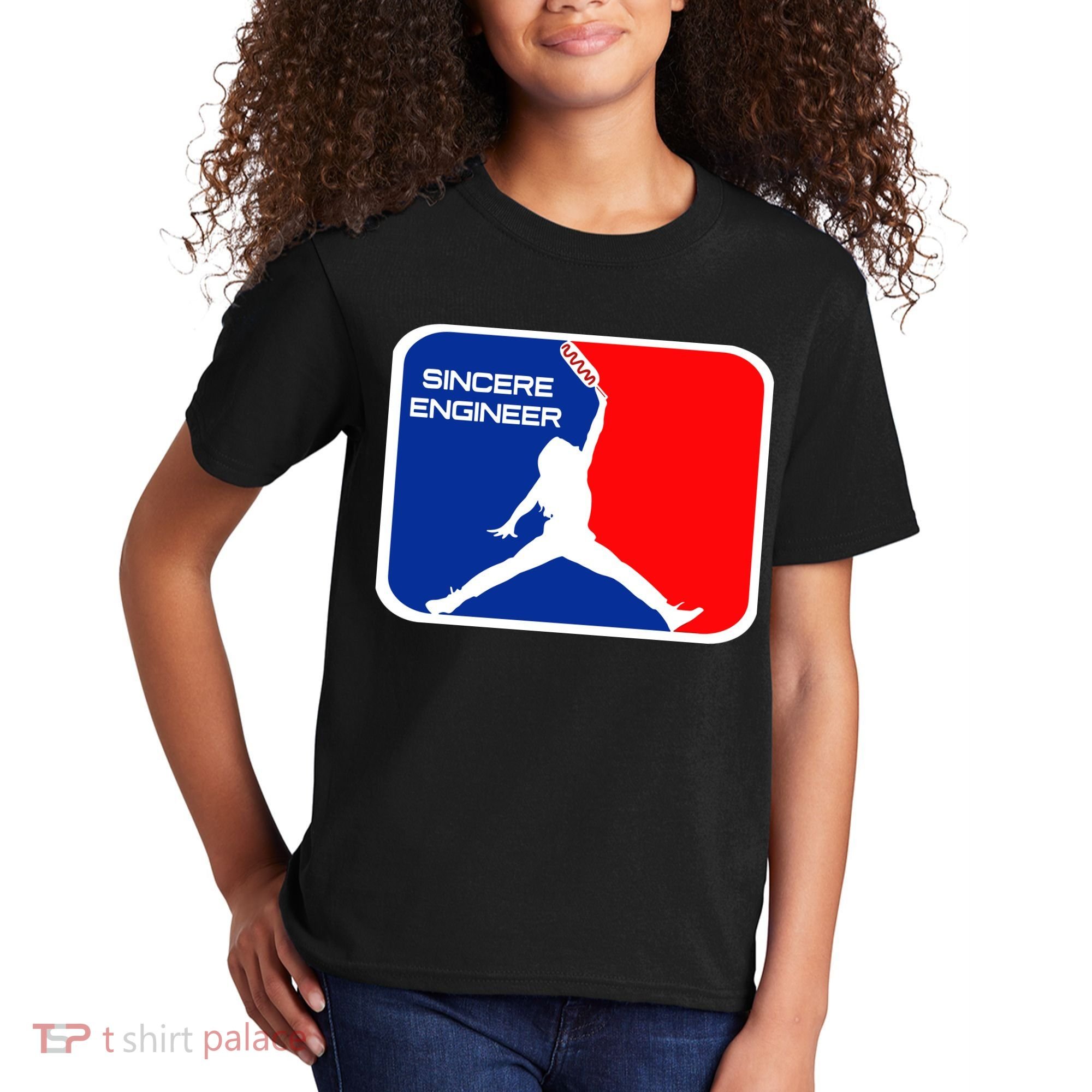 Sincere Engineer Hair Jorndog Kids T-Shirt