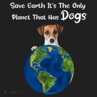 Save Earth Its The Only Planet That Has Dogs Earth Day Gift Women's Sweatshirt thumb 2