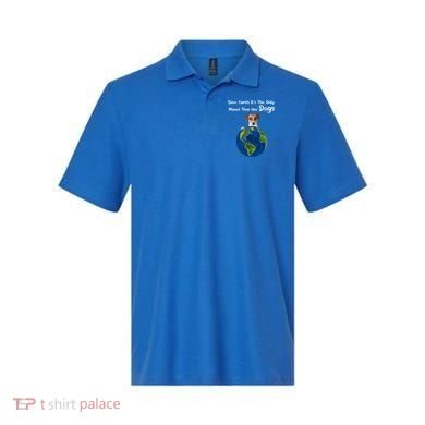 Save Earth Its The Only Planet That Has Dogs Earth Day Gift Polo