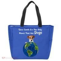 Save Earth Its The Only Planet That Has Dogs Earth Day Gift Tote Bag thumb 0