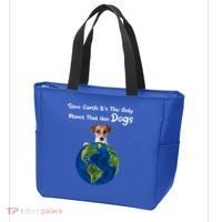 Save Earth Its The Only Planet That Has Dogs Earth Day Gift Tote Bag thumb 3