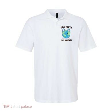 Save Earth It's The Only Planet That Has Cats Funny Cute Polo