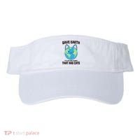 Save Earth It's The Only Planet That Has Cats Funny Cute Visor thumb 0
