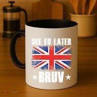 See Eu Later Europe Brexit England Uk United Kingdom Gift Coffee Mug thumb 4