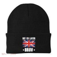 See Eu Later Europe Brexit England Uk United Kingdom Gift Beanie thumb 0