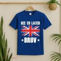See Eu Later Europe Brexit England Uk United Kingdom Gift T-Shirt thumb 2