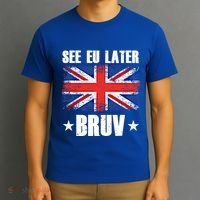 See Eu Later Europe Brexit England Uk United Kingdom Gift T-Shirt thumb 3
