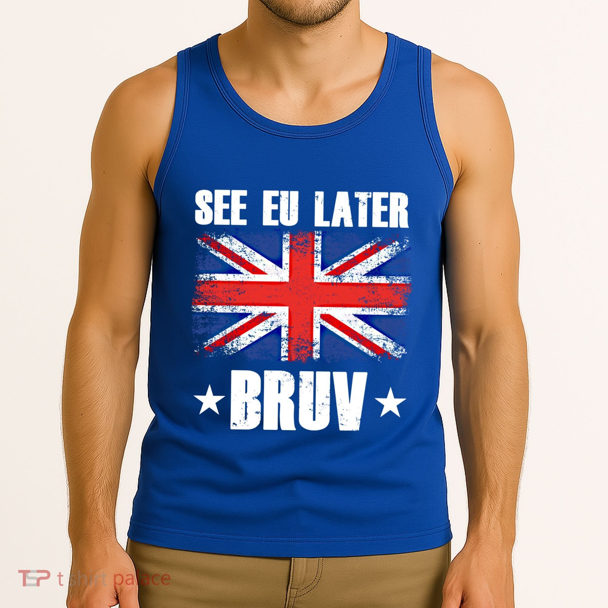 See Eu Later Europe Brexit England Uk United Kingdom Gift Tank Top
