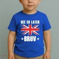 See Eu Later Europe Brexit England Uk United Kingdom Gift Toddler T-Shirt thumb 2