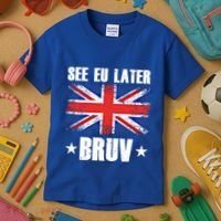 See Eu Later Europe Brexit England Uk United Kingdom Gift Kids T-Shirt thumb 3