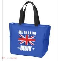 See Eu Later Europe Brexit England Uk United Kingdom Gift Tote Bag thumb 3