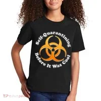 Self Quarantining Before It Was Cool Biohazard Kids T-Shirt thumb 2