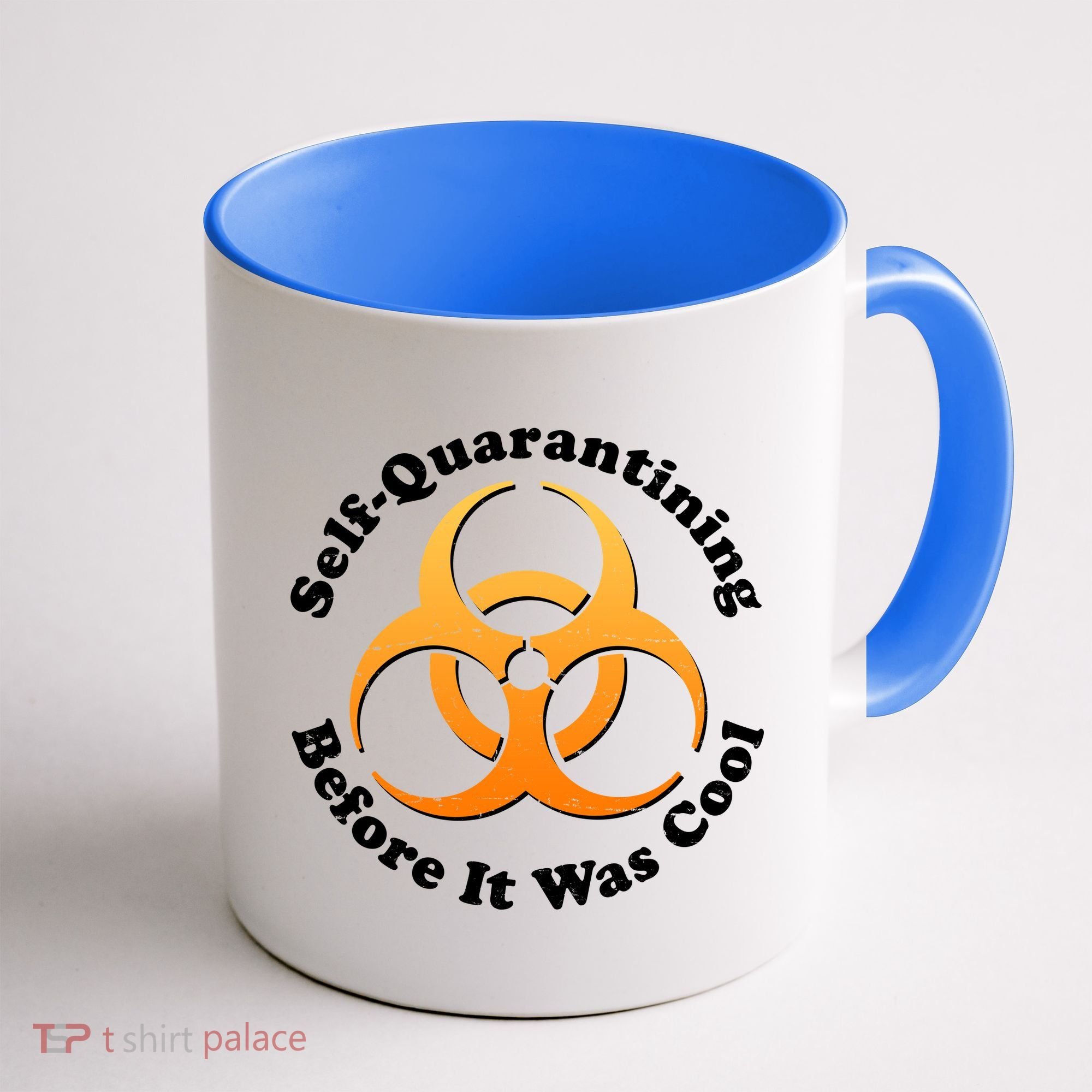 Self Quarantining Before It Was Cool Biohazard Coffee Mug