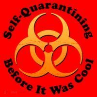 Self Quarantining Before It Was Cool Biohazard Santa Hat thumb 1