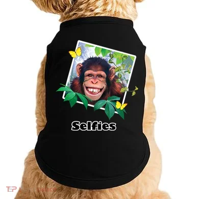 Selfies - Chimp Funny Selfie  Doggie Tank