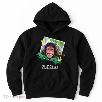 Selfies - Chimp Funny Selfie  Hoodie