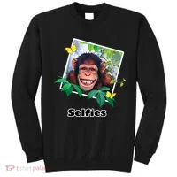 Selfies - Chimp Funny Selfie  Sweatshirt thumb 0