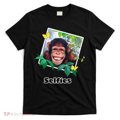 Selfies - Chimp Funny Selfie  T-Shirt